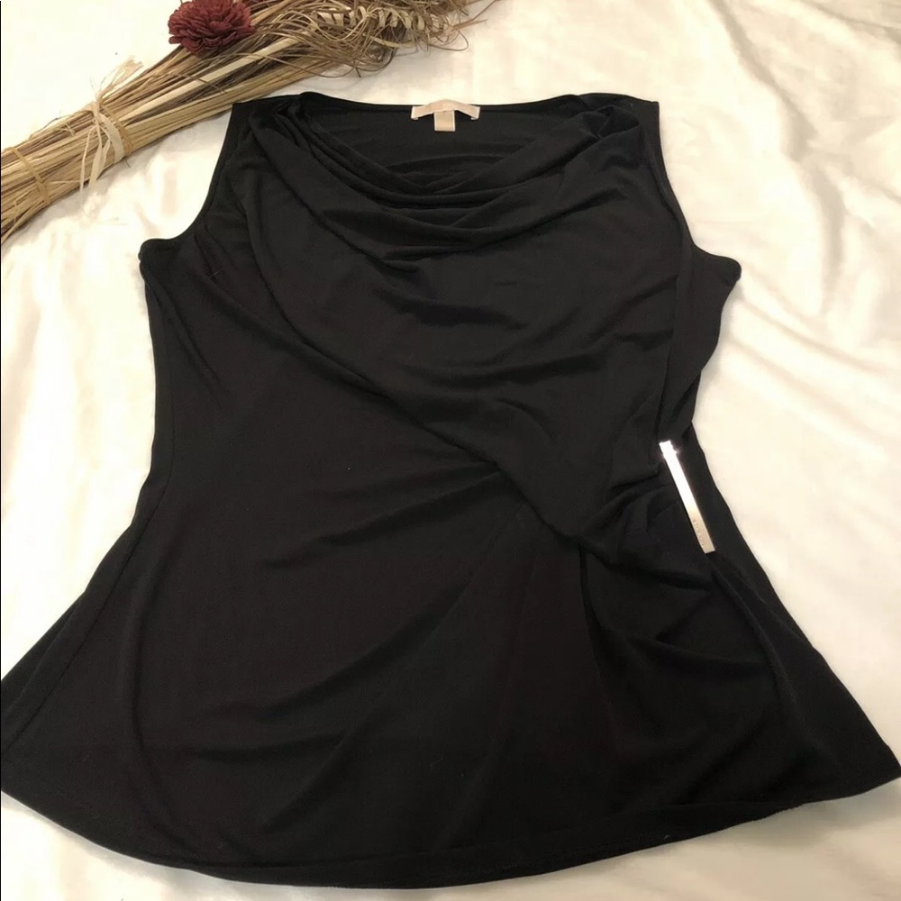 Michael Kors Woman Sleeveless Asymmetrical Blouse